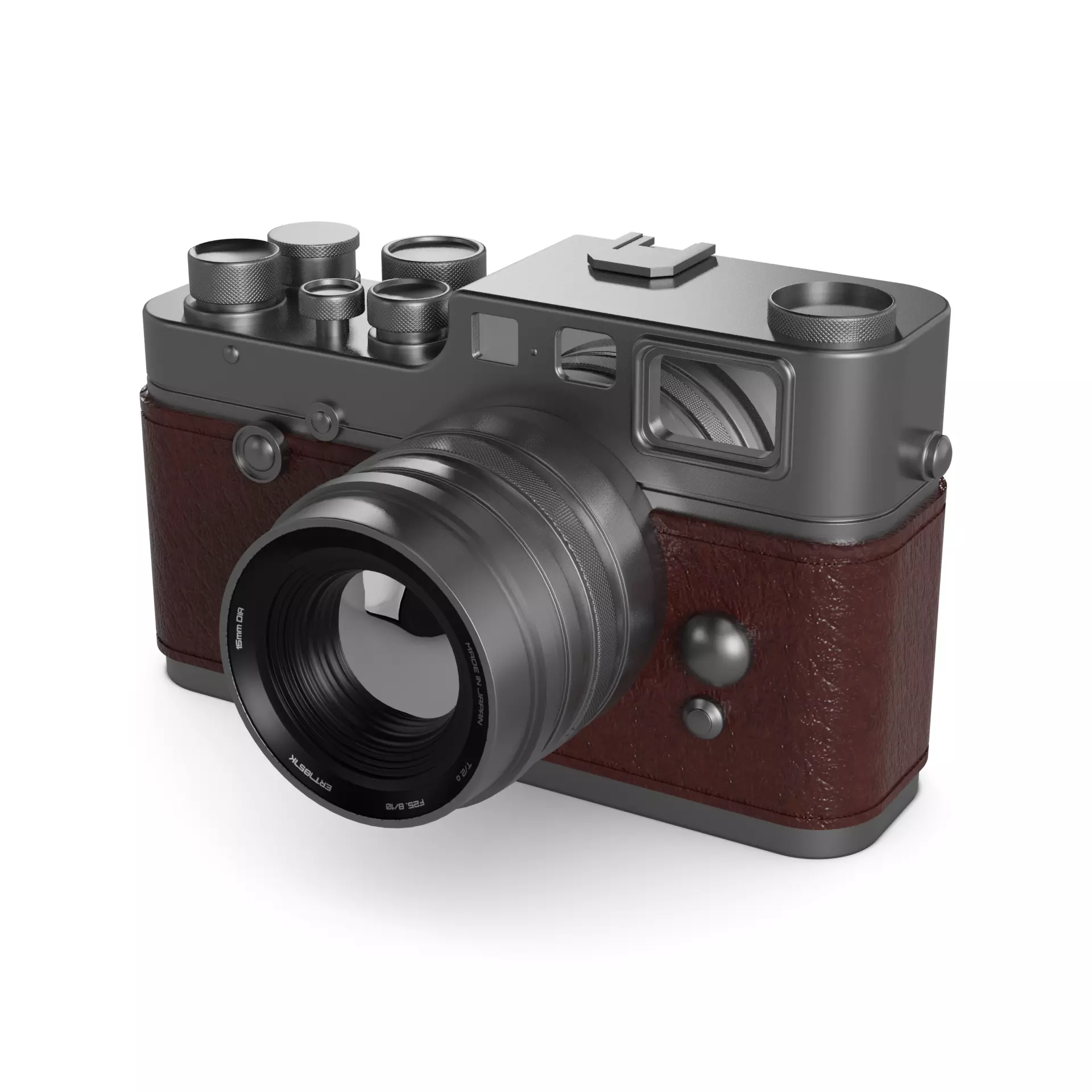 Film camera 3D model_0