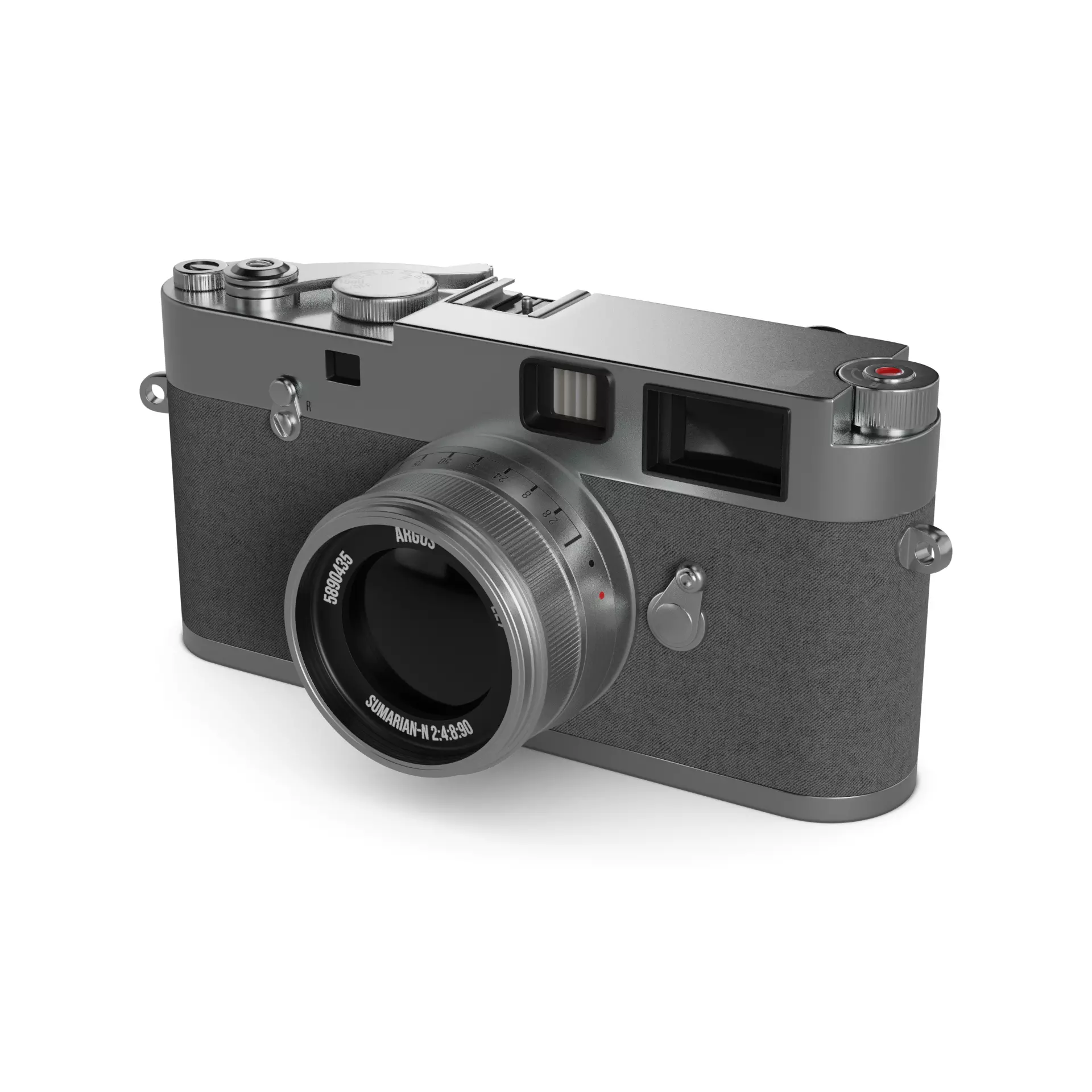 Film camera 3D model_0