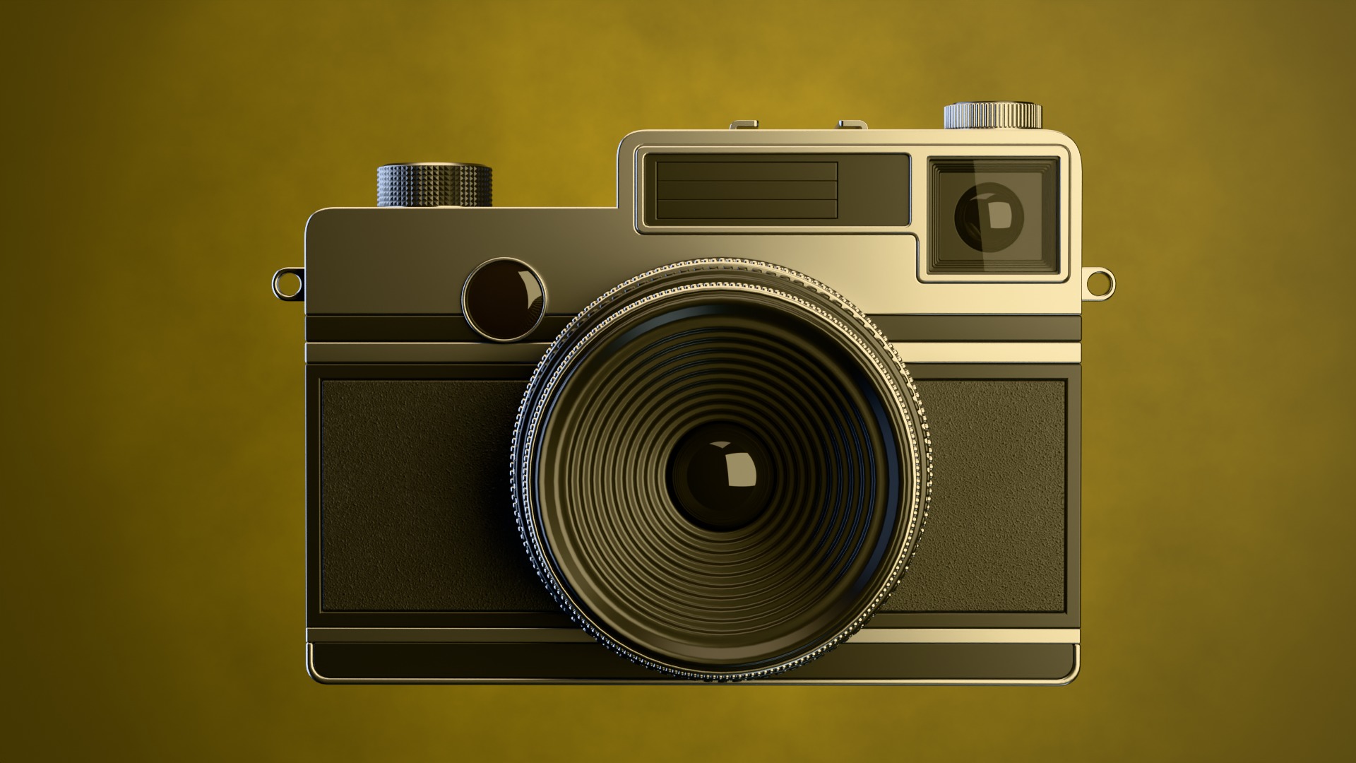 Instant camera model Low-poly 3D model_13