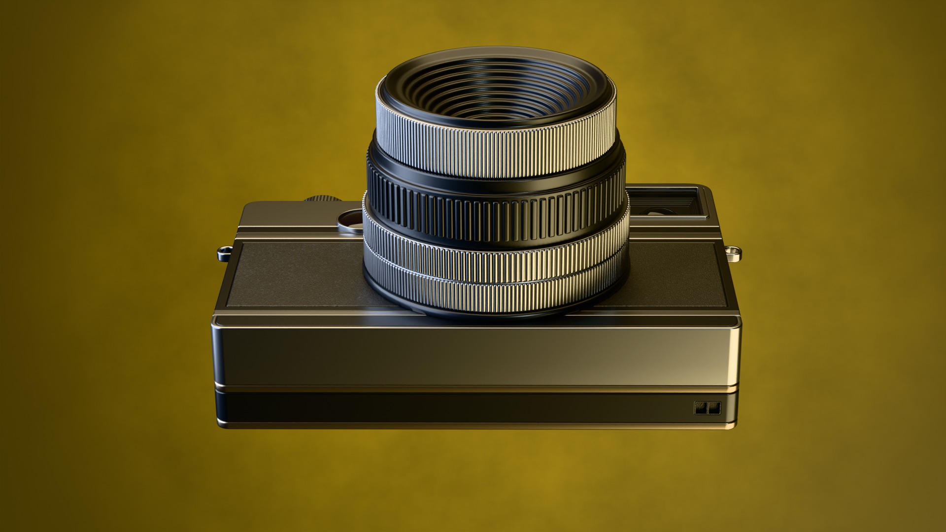 Instant camera model Low-poly 3D model_7