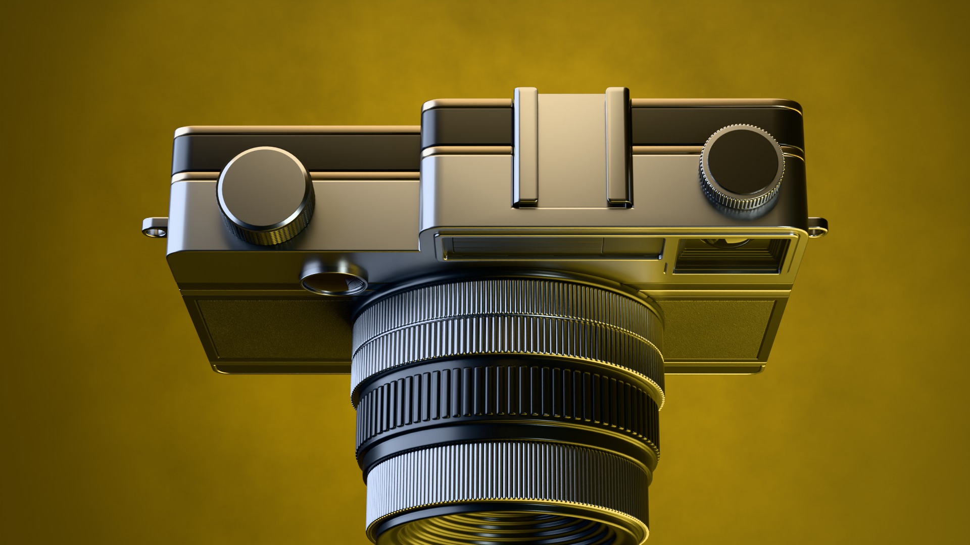 Instant camera model Low-poly 3D model_6
