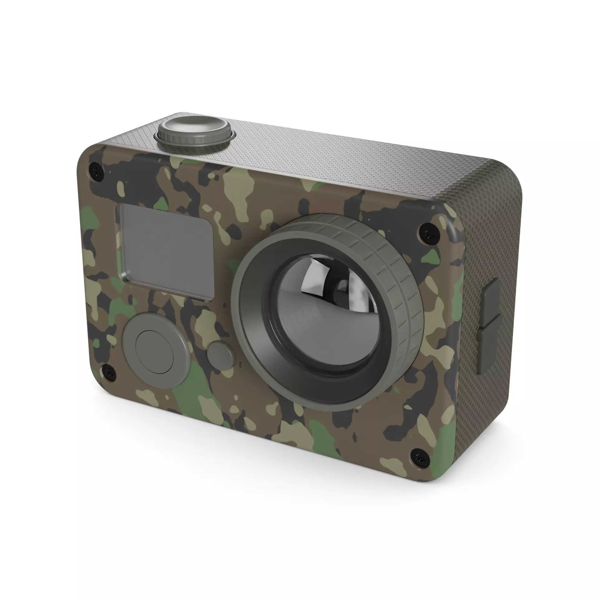 Action camera 3D model
