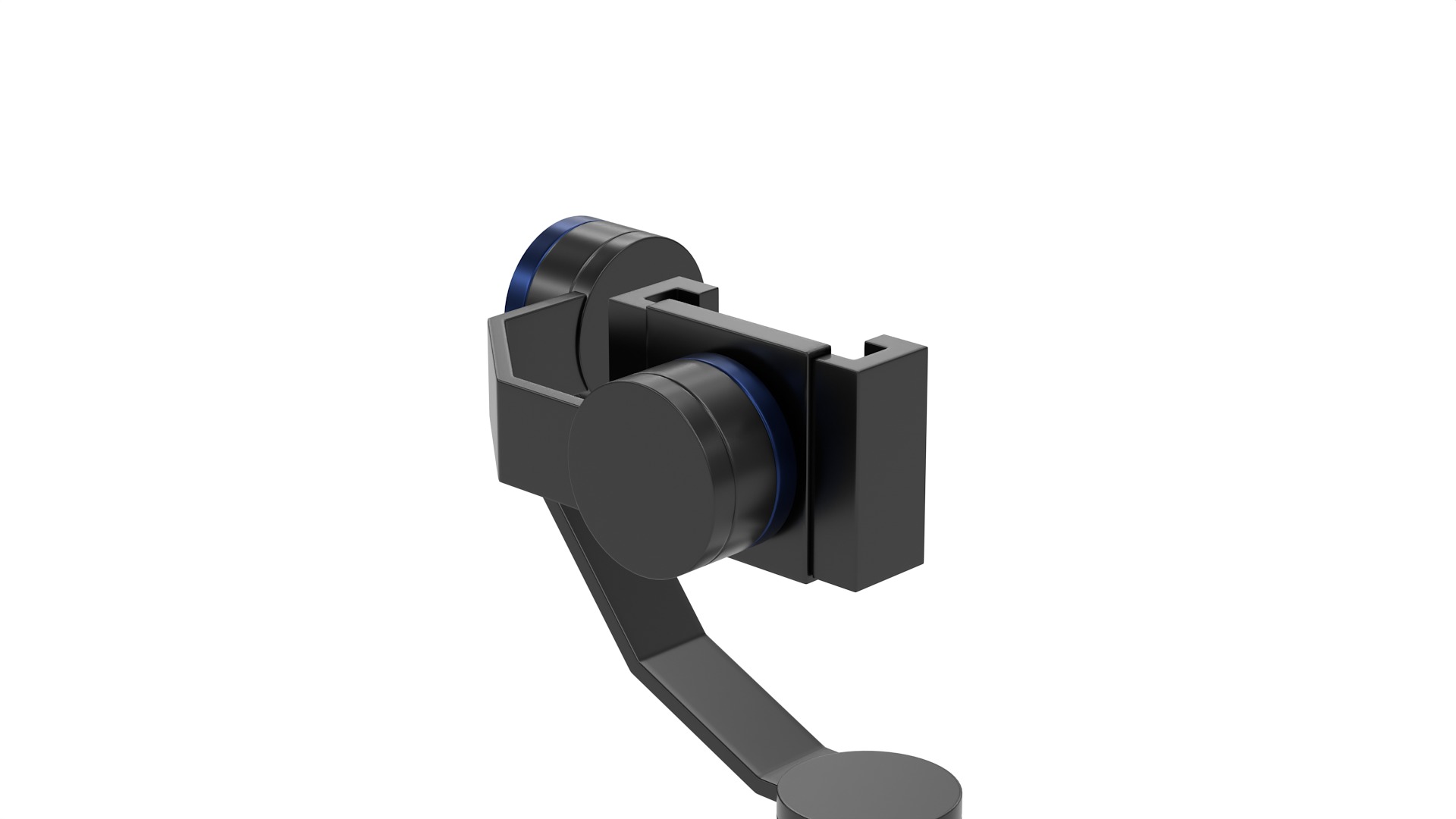 Handheld gimbal 3D model_3