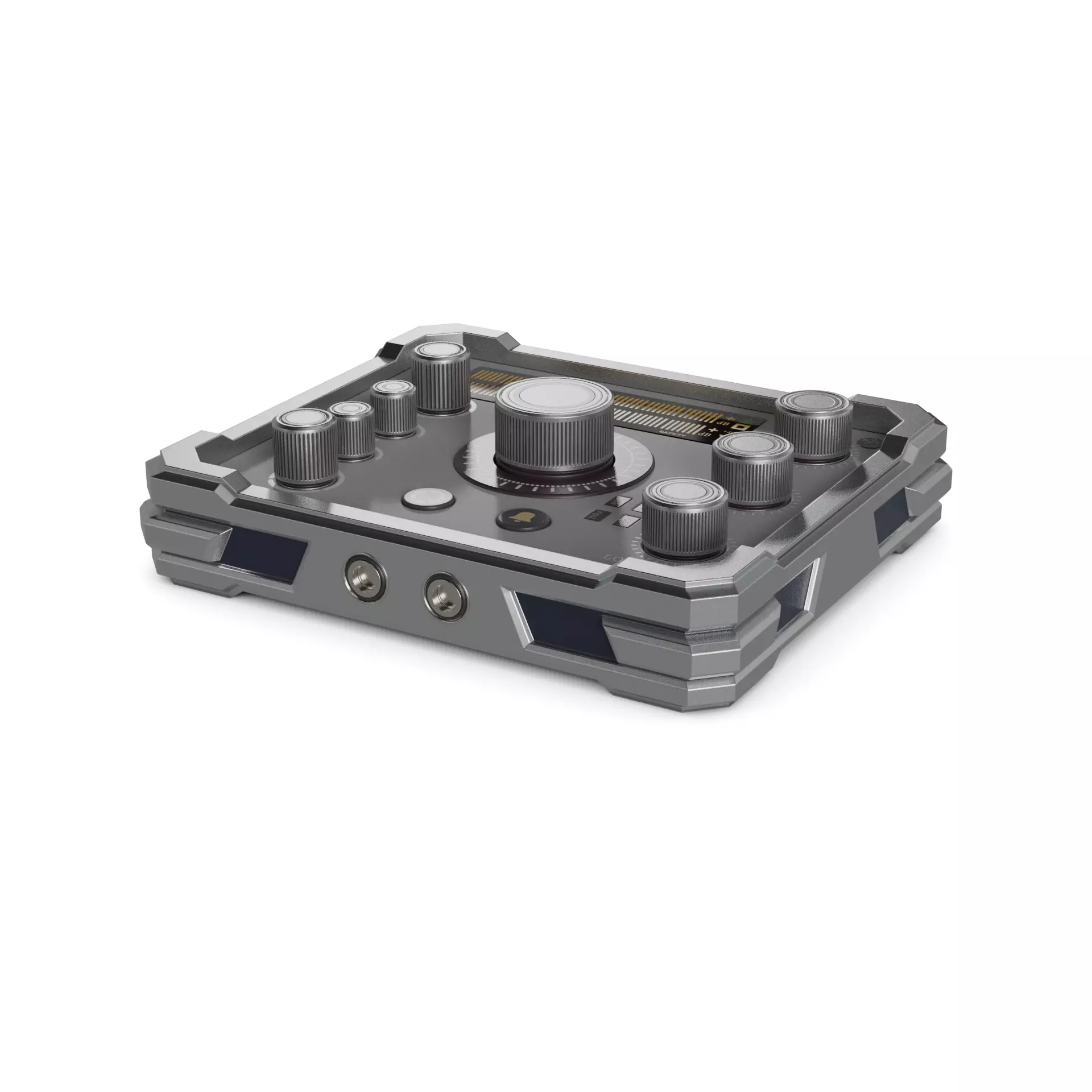 Audio Interface 3D model_0