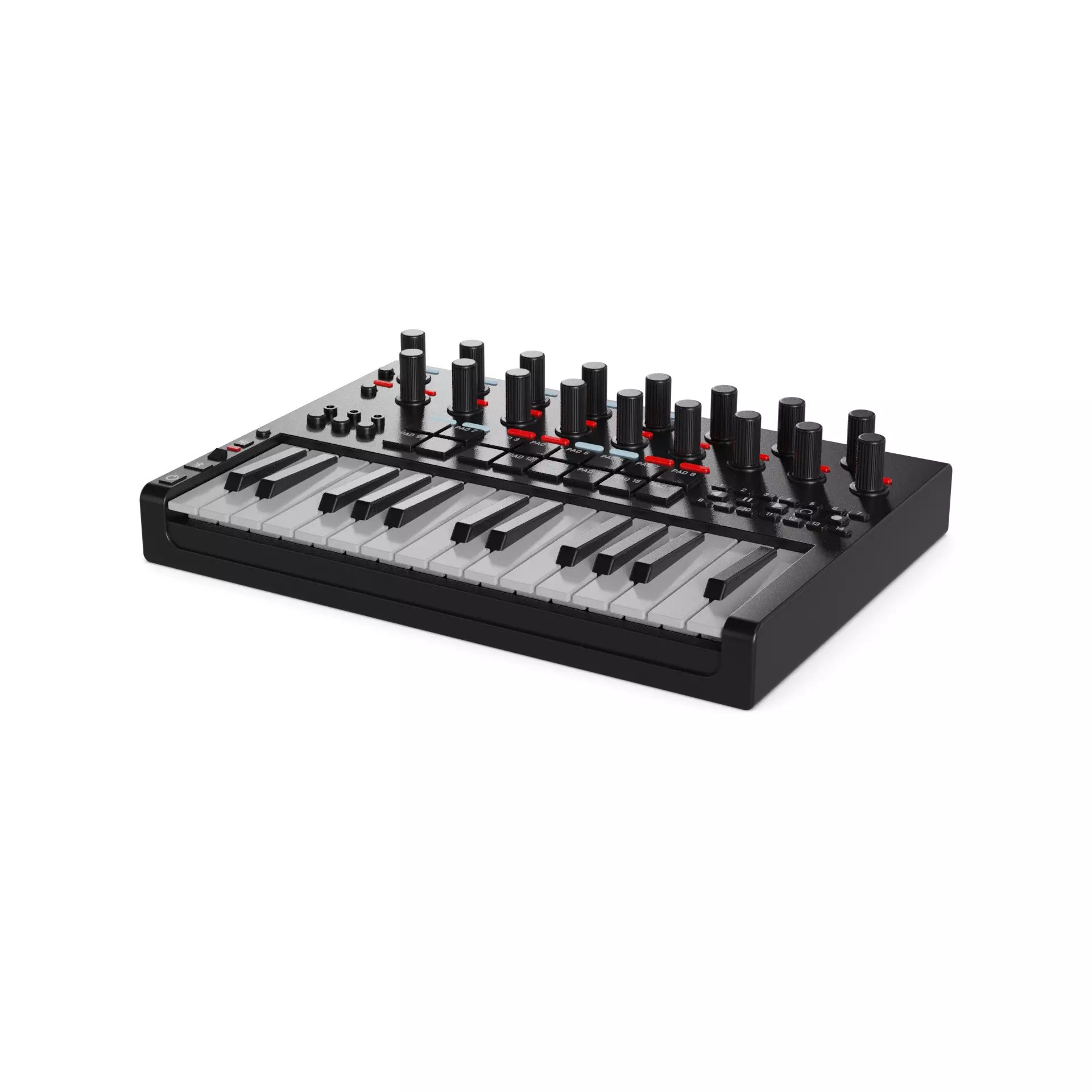 MIDI Keyboard 3D model_0