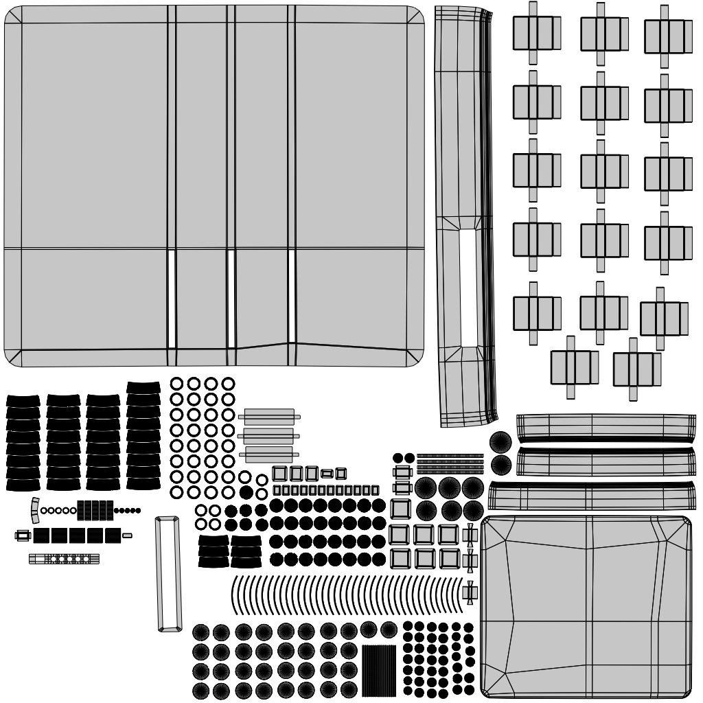 DJ Controller Low-poly 3D model_11