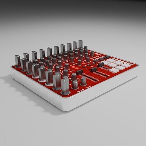DJ Controller Low-poly 3D model