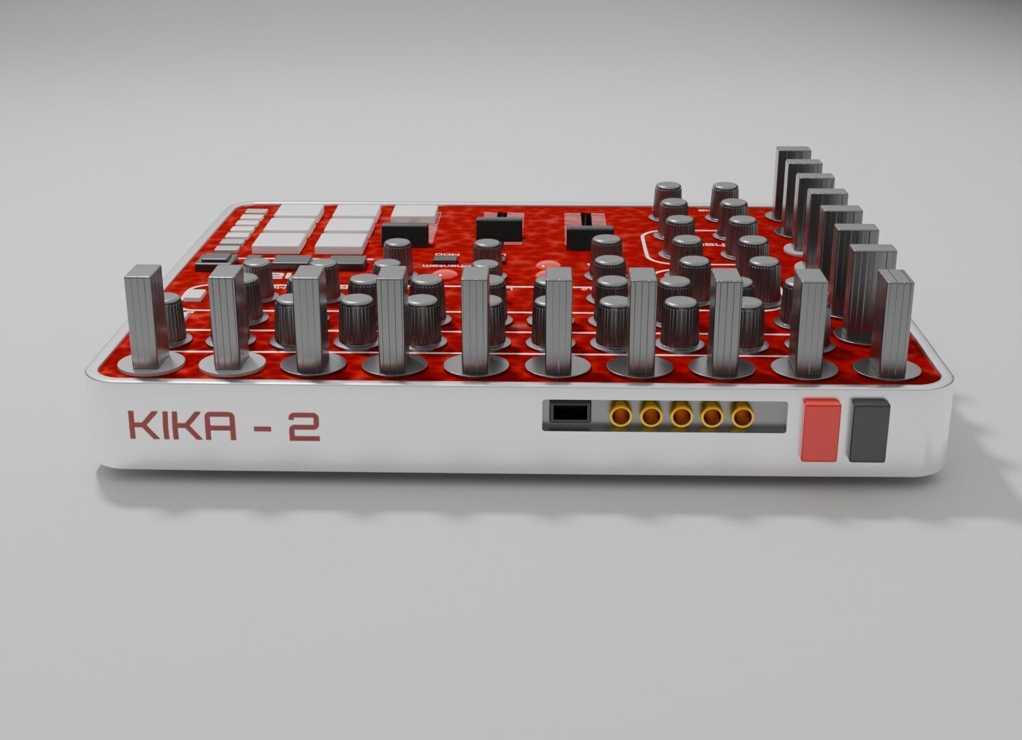 DJ Controller Low-poly 3D model_5