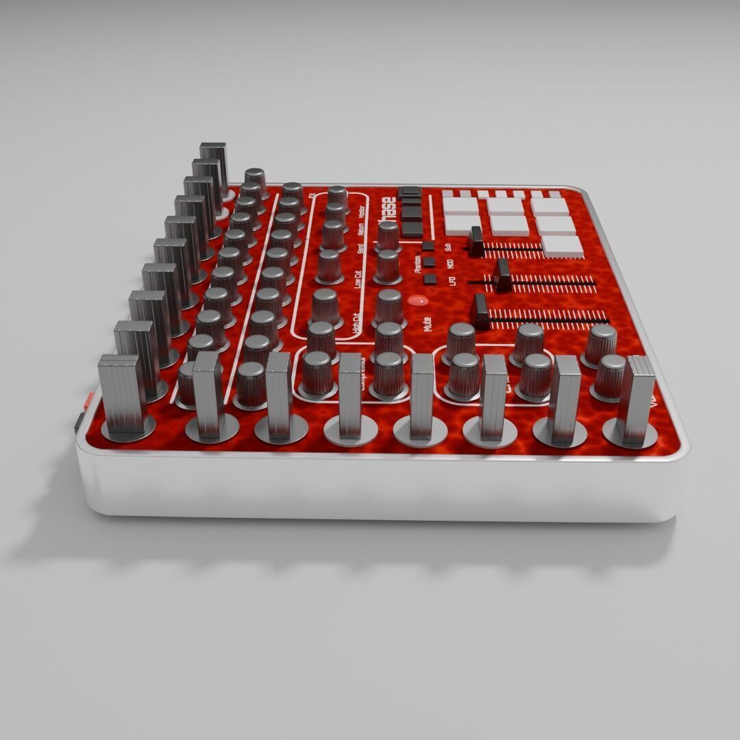 DJ Controller Low-poly 3D model_3