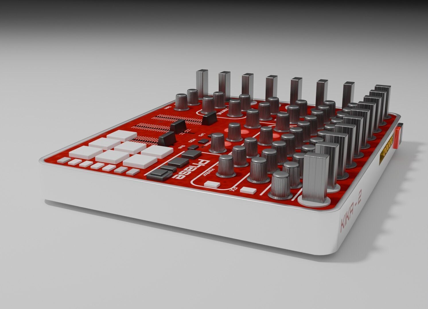 DJ Controller Low-poly 3D model_6