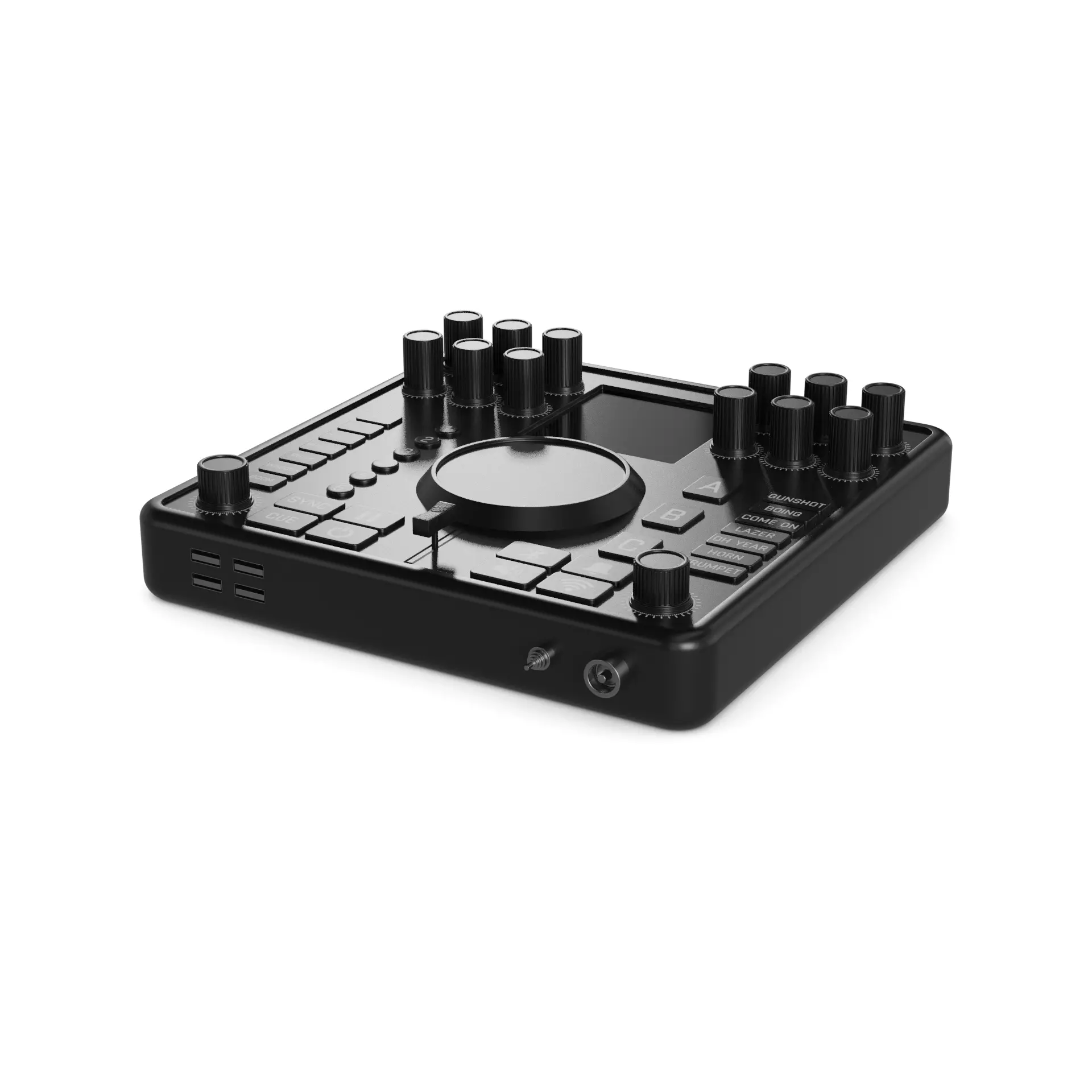 DJ Mixer 3D model_0