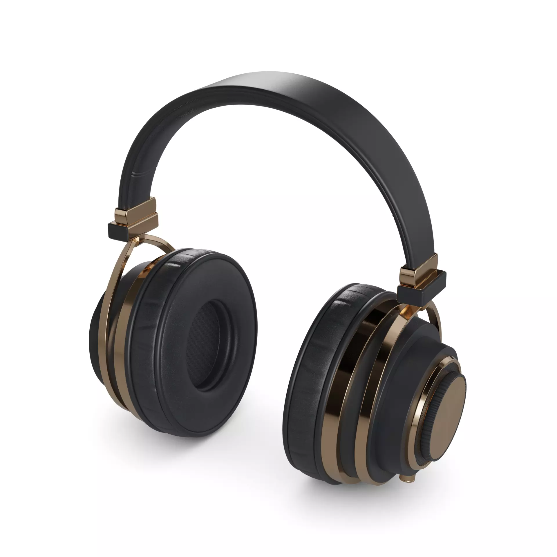 DJ Headphones 3D model_0