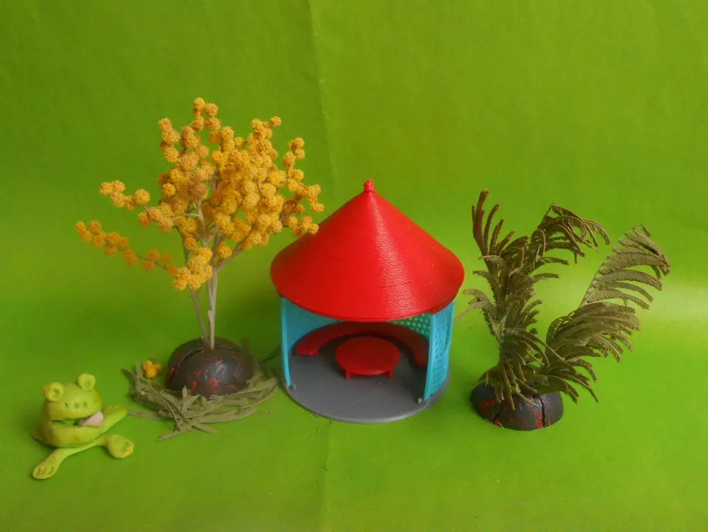 Pavilion circle Free 3D print model