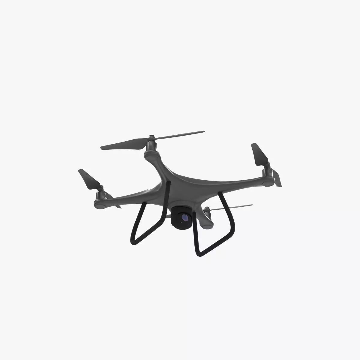 Recon Scout Drone Game-Ready 3D Model Animated Low-poly 3D model_0