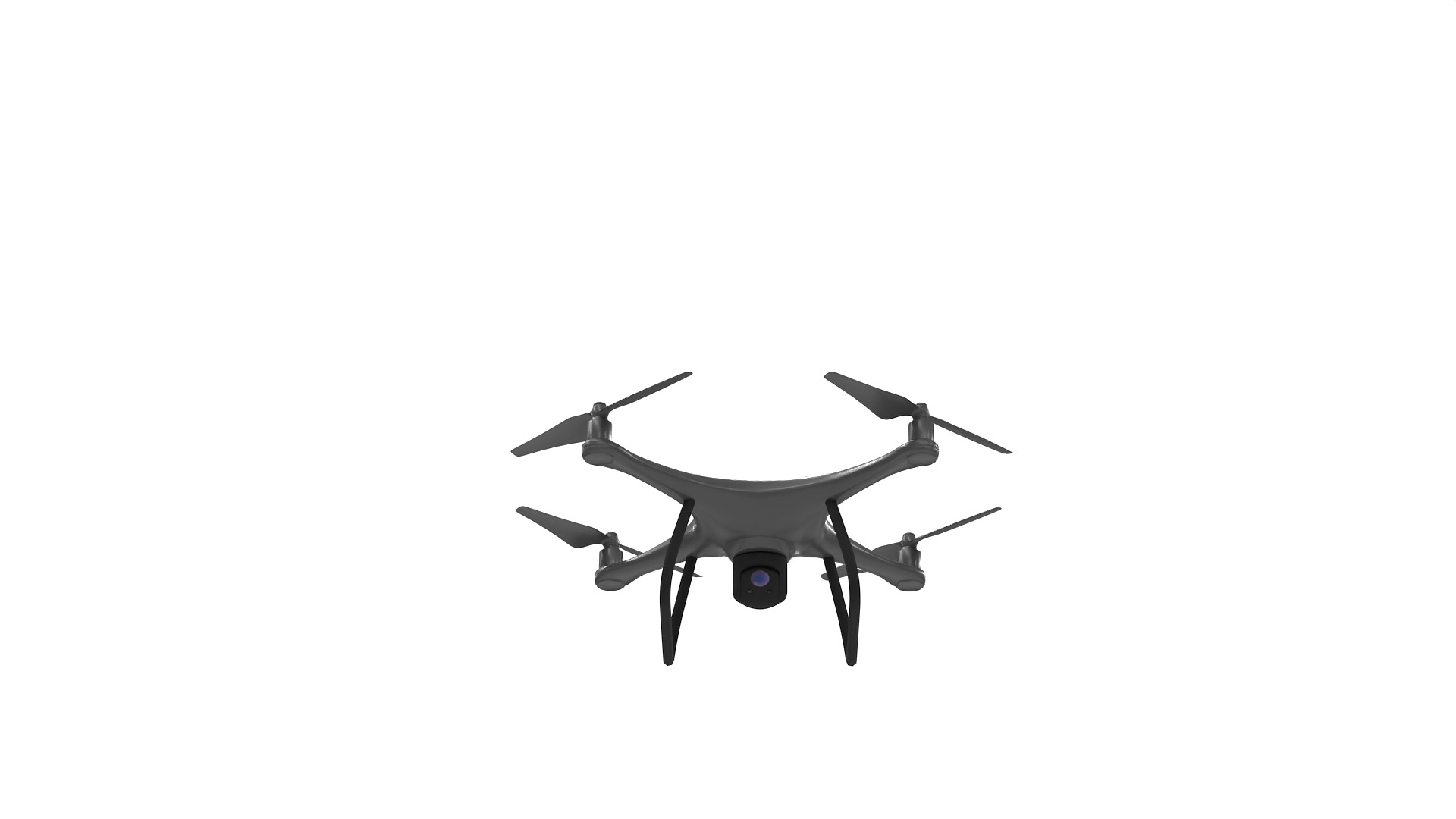 Recon Scout Drone Game-Ready 3D Model Animated Low-poly 3D model_4
