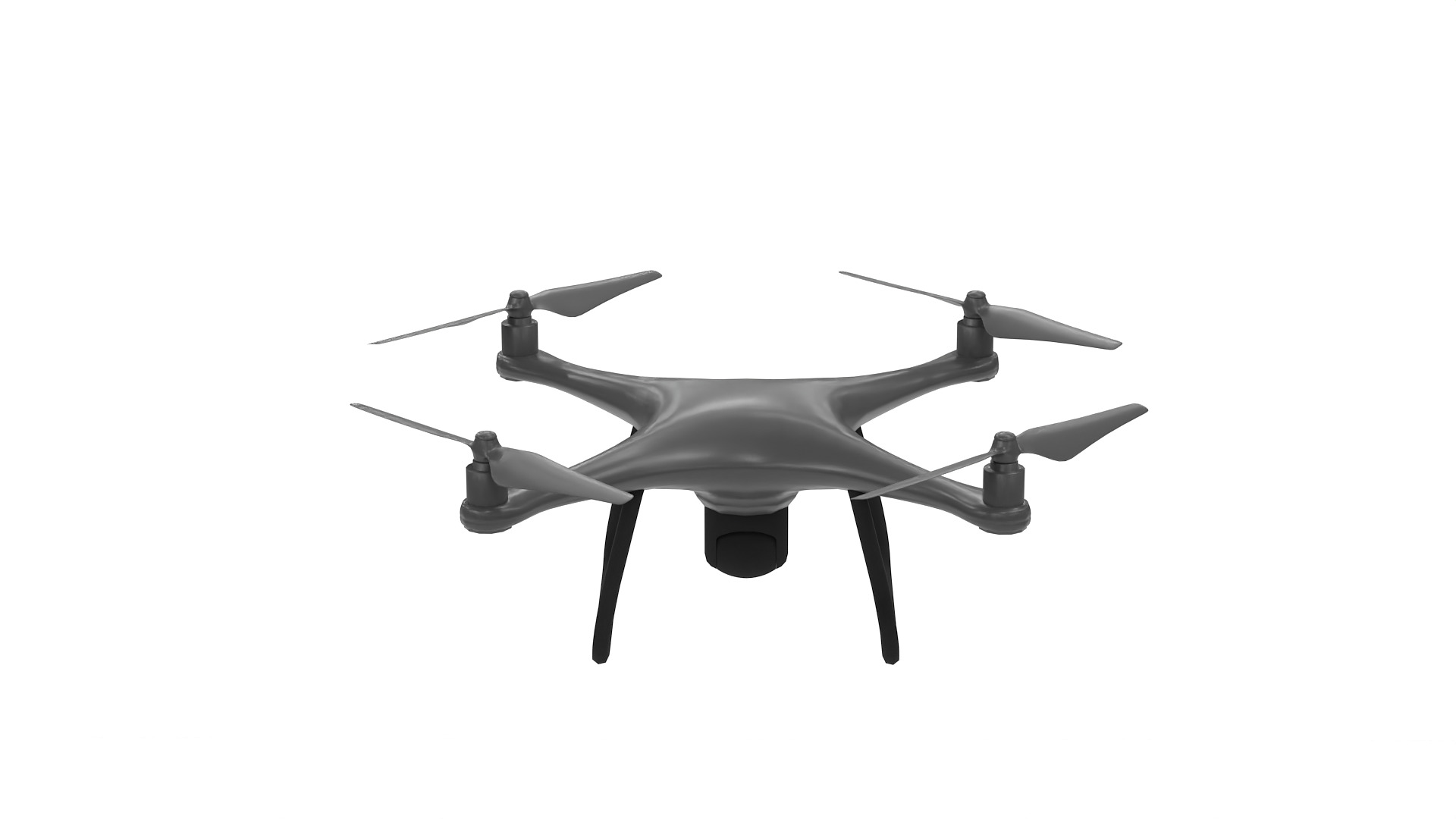 Recon Scout Drone Game-Ready 3D Model Animated Low-poly 3D model_1