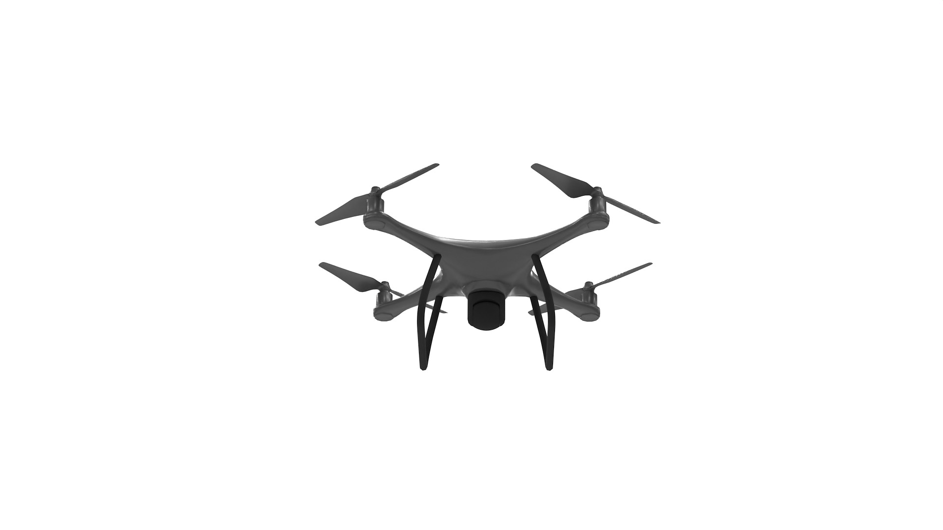 Recon Scout Drone Game-Ready 3D Model Animated Low-poly 3D model_2