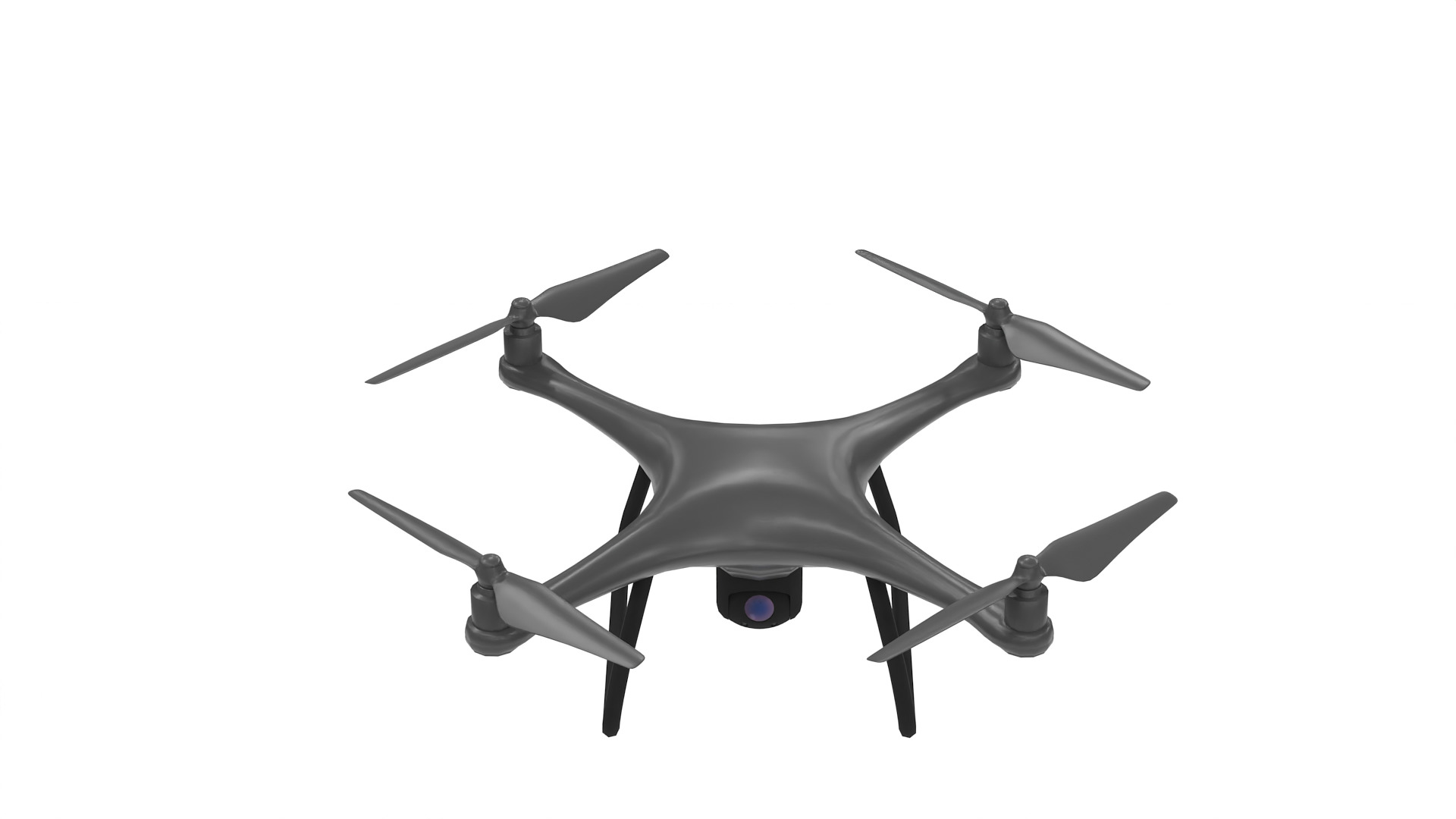 Recon Scout Drone Game-Ready 3D Model Animated Low-poly 3D model_6