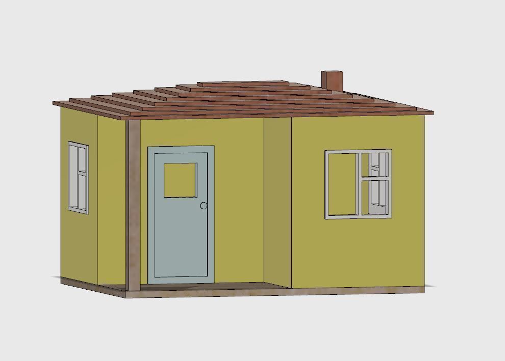 Garden house Free 3D print model_4