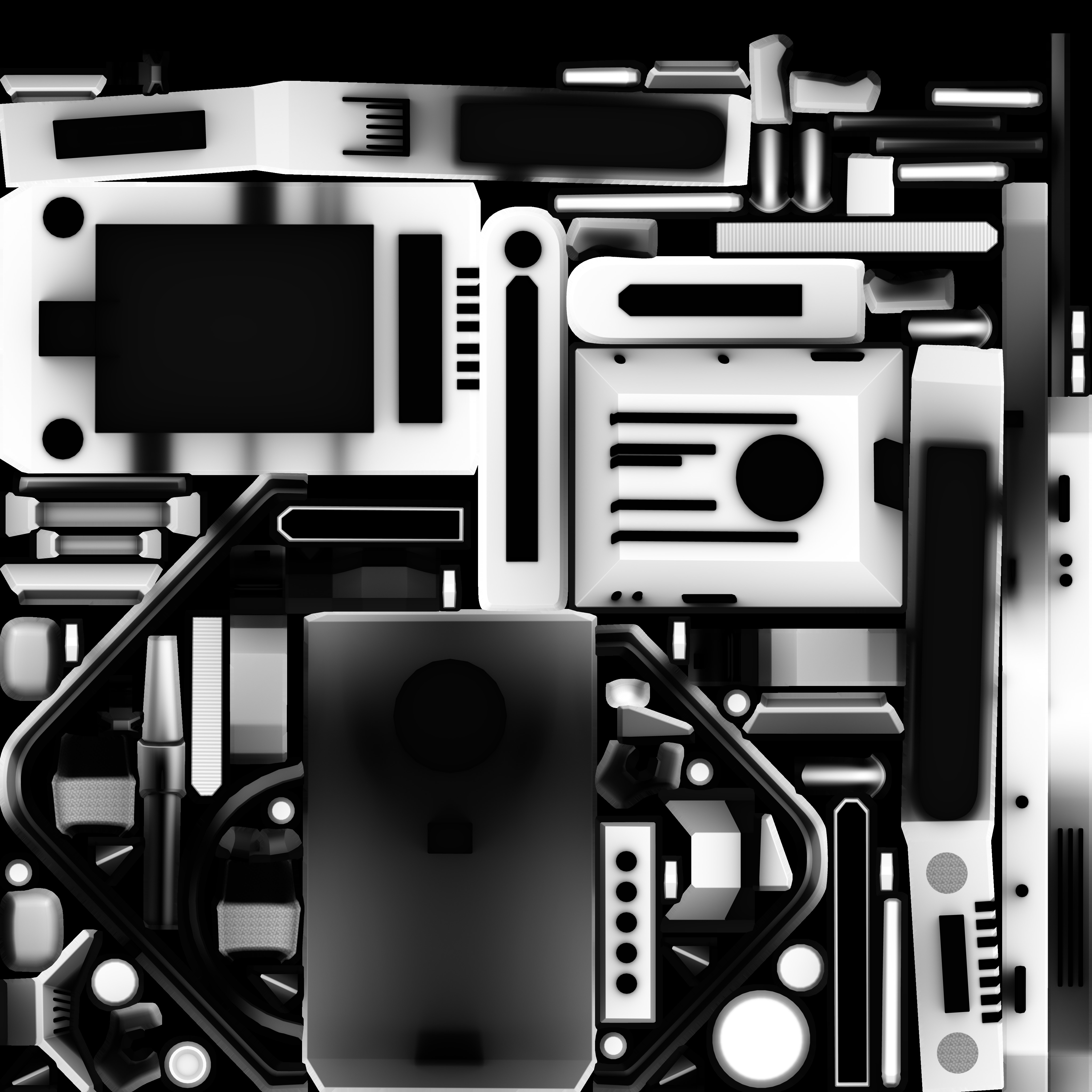 Astronaut Robot 3D model_35