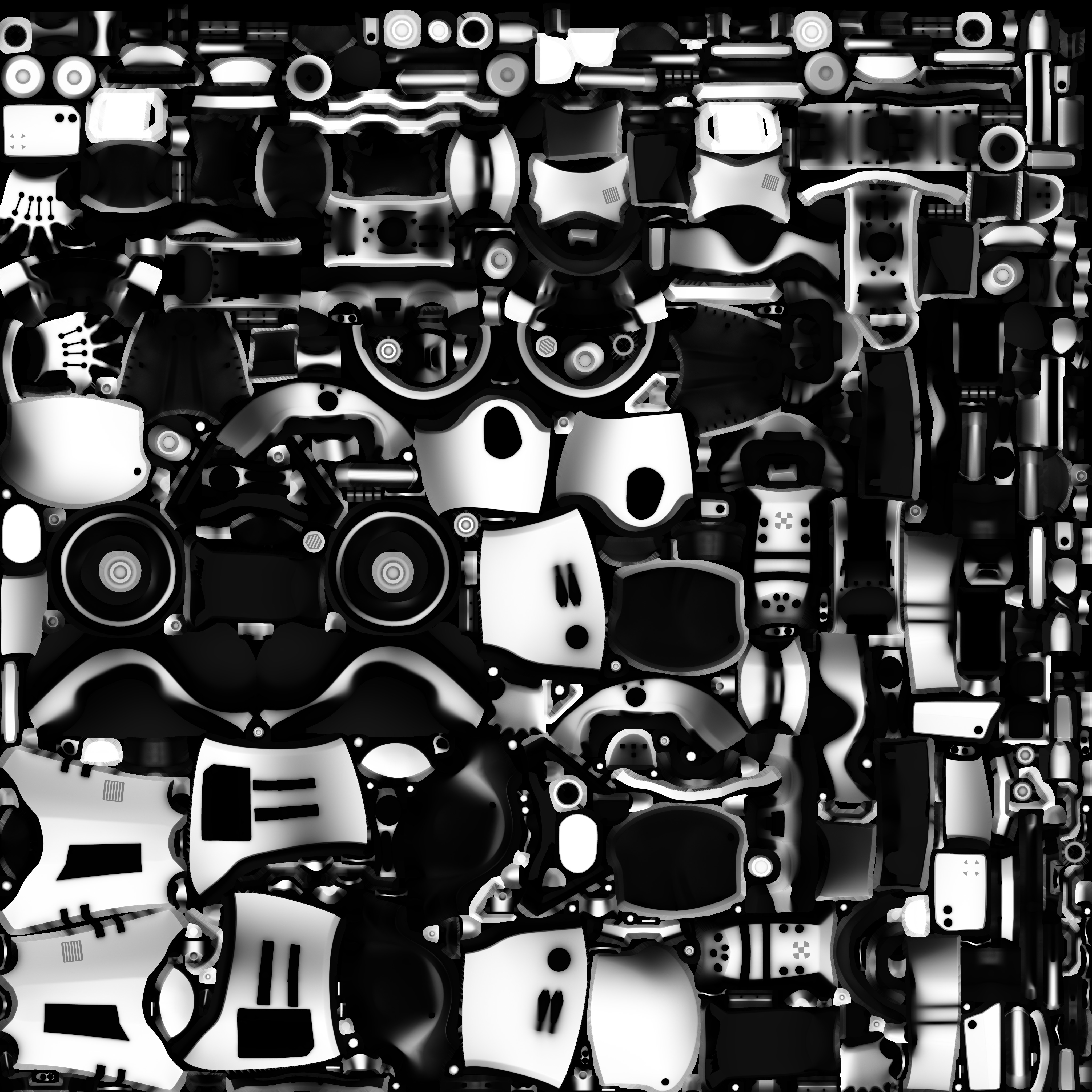 Astronaut Robot 3D model_36