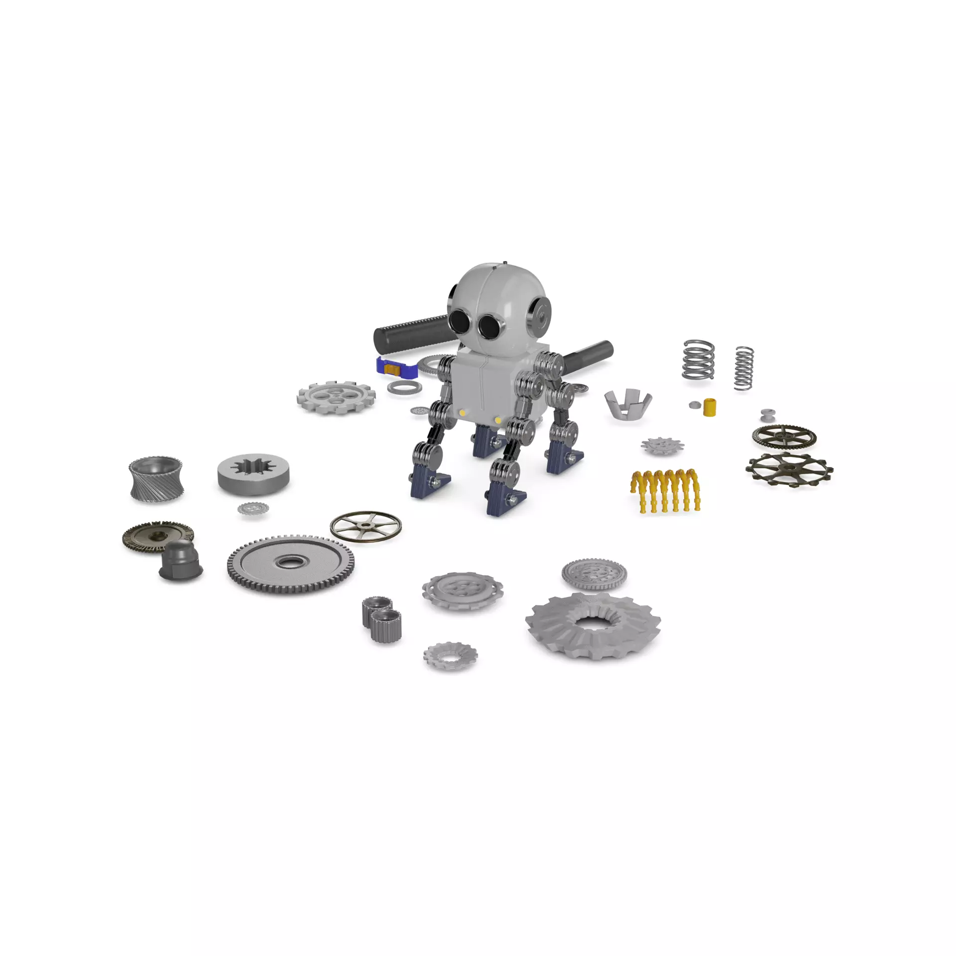 Robotic Toy 3D model_0