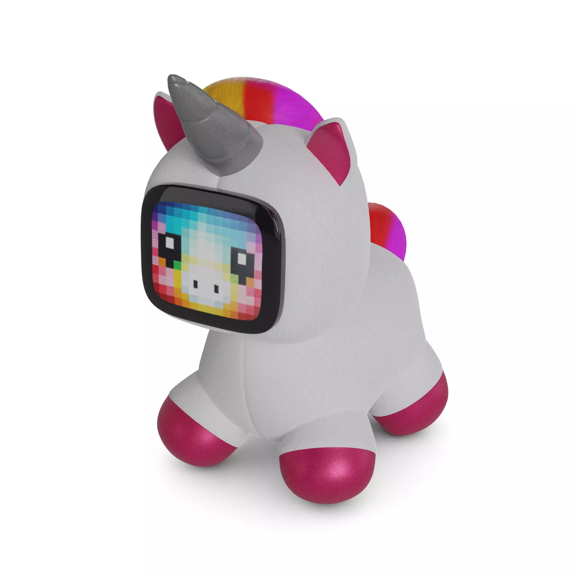 Electronic Pet Low-poly 3D model_0