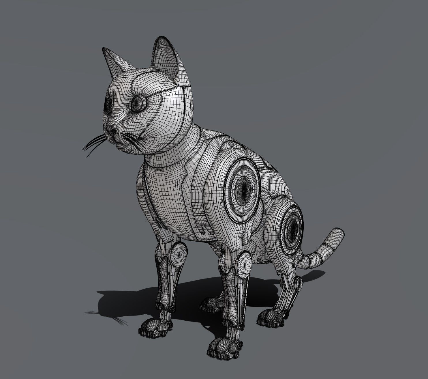 Electronic Pet 3D model_2