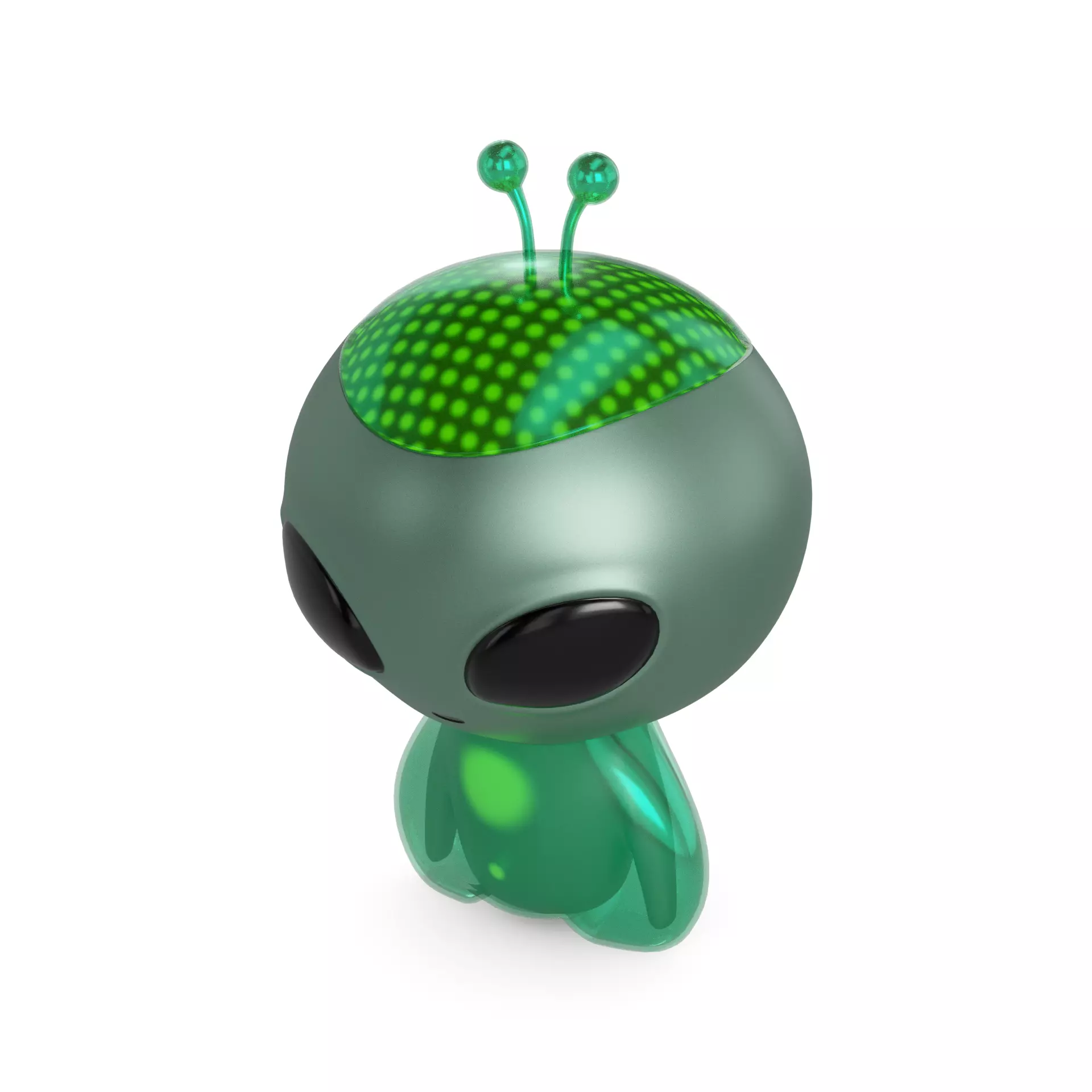 Electronic Pet Low-poly 3D model_0