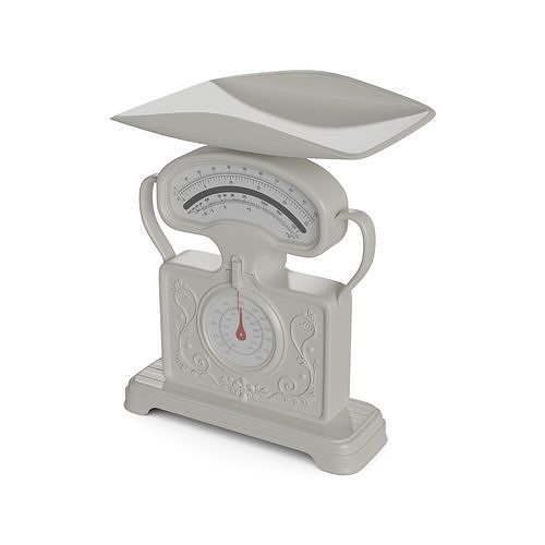 Baby scales 3D model