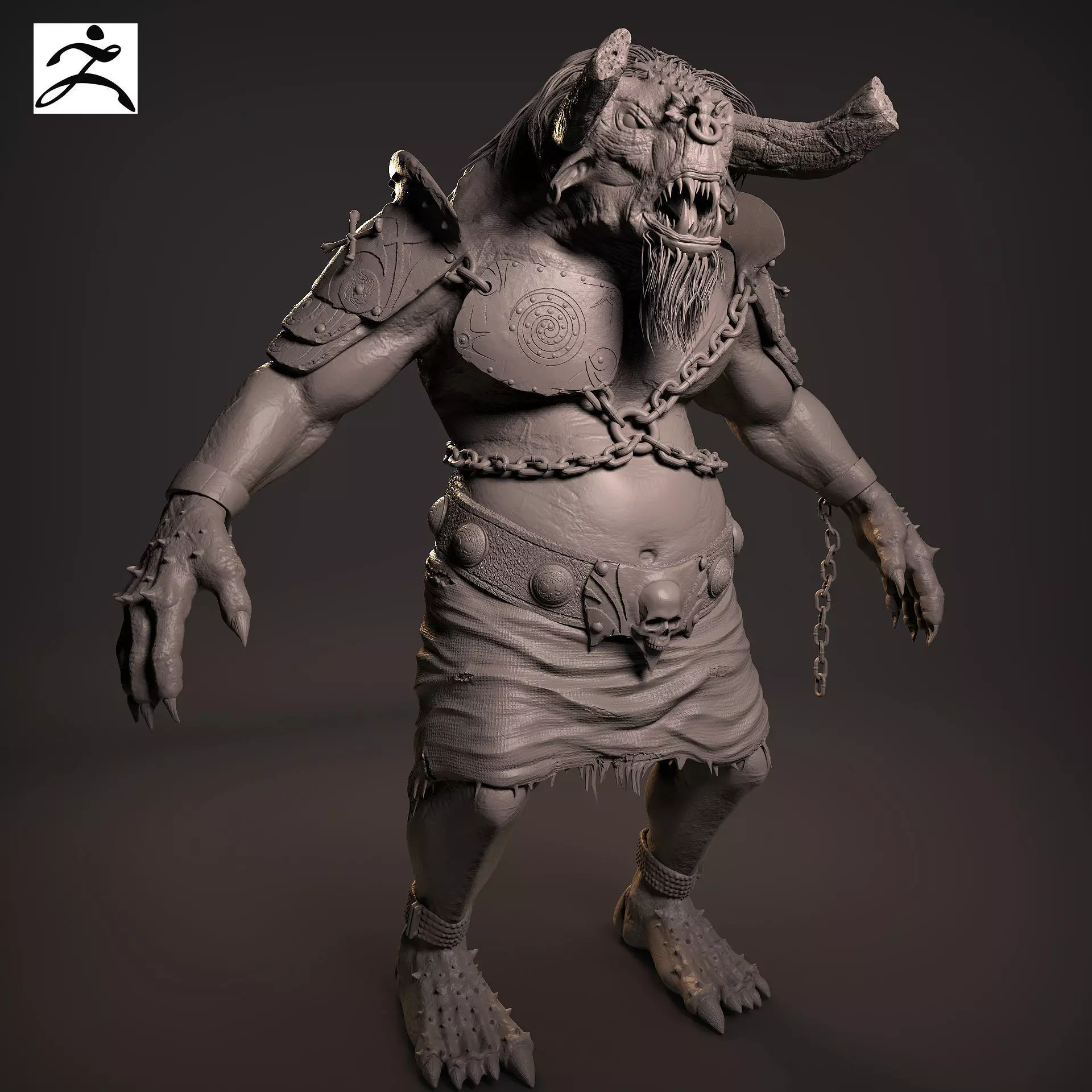 Fantasy Character 3D model_0