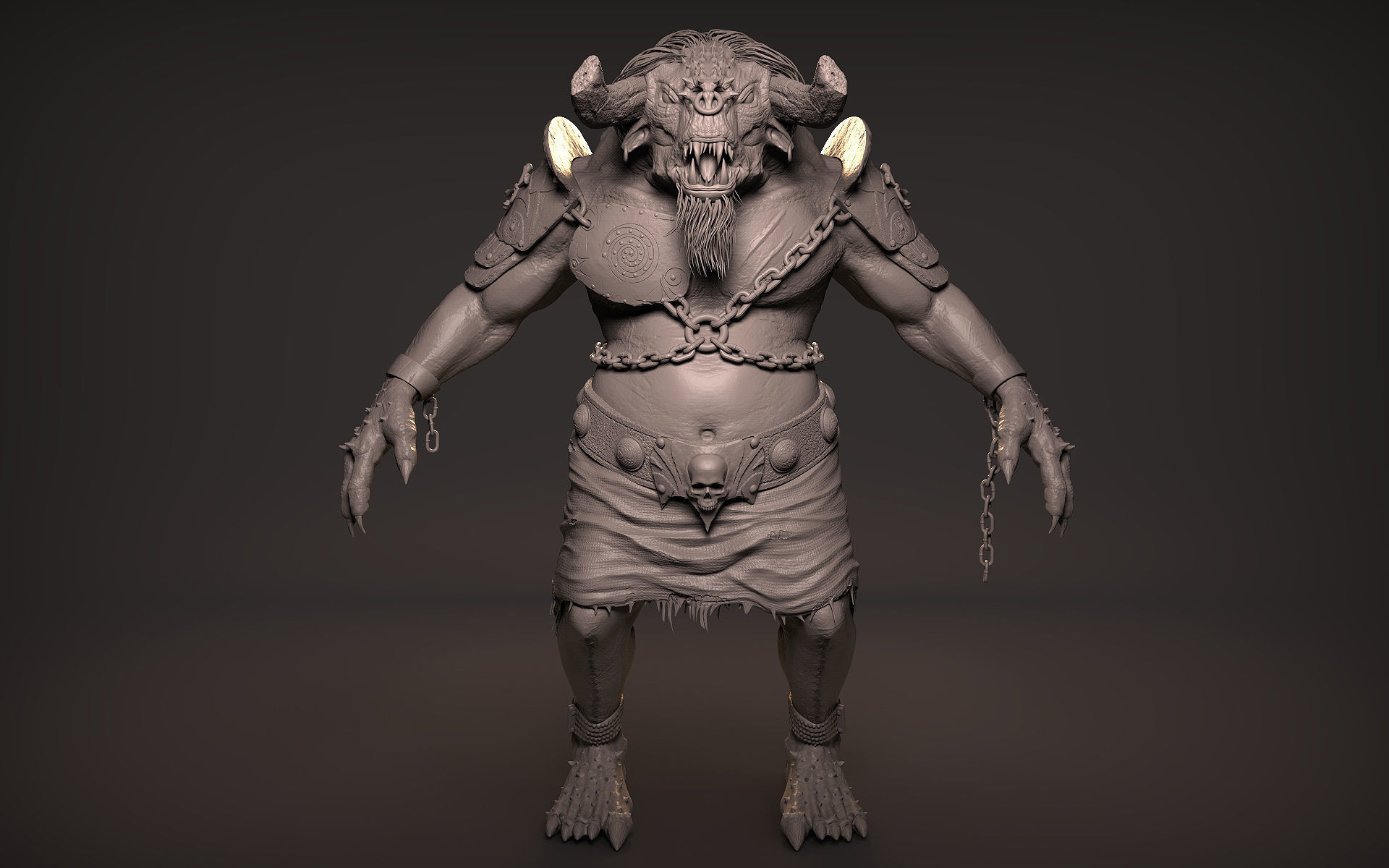 Fantasy Character 3D model_1