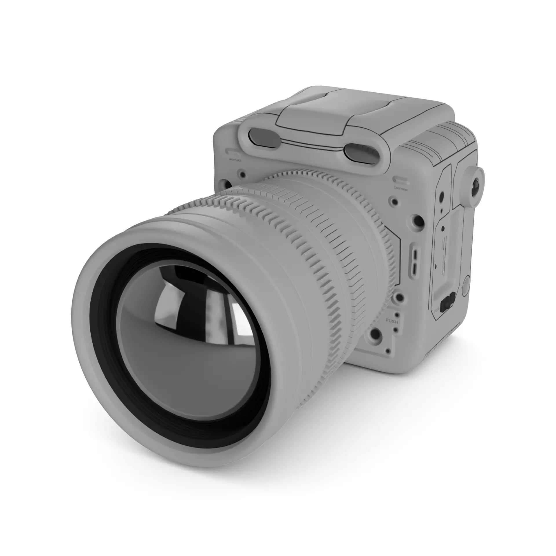 Thermal imaging camera 3D model