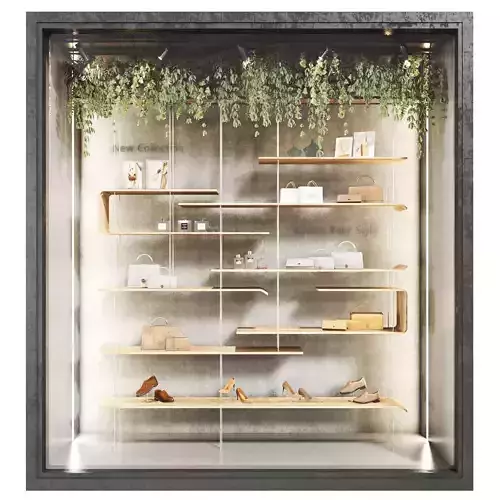 showcase 05  store window Low-poly 3D model
