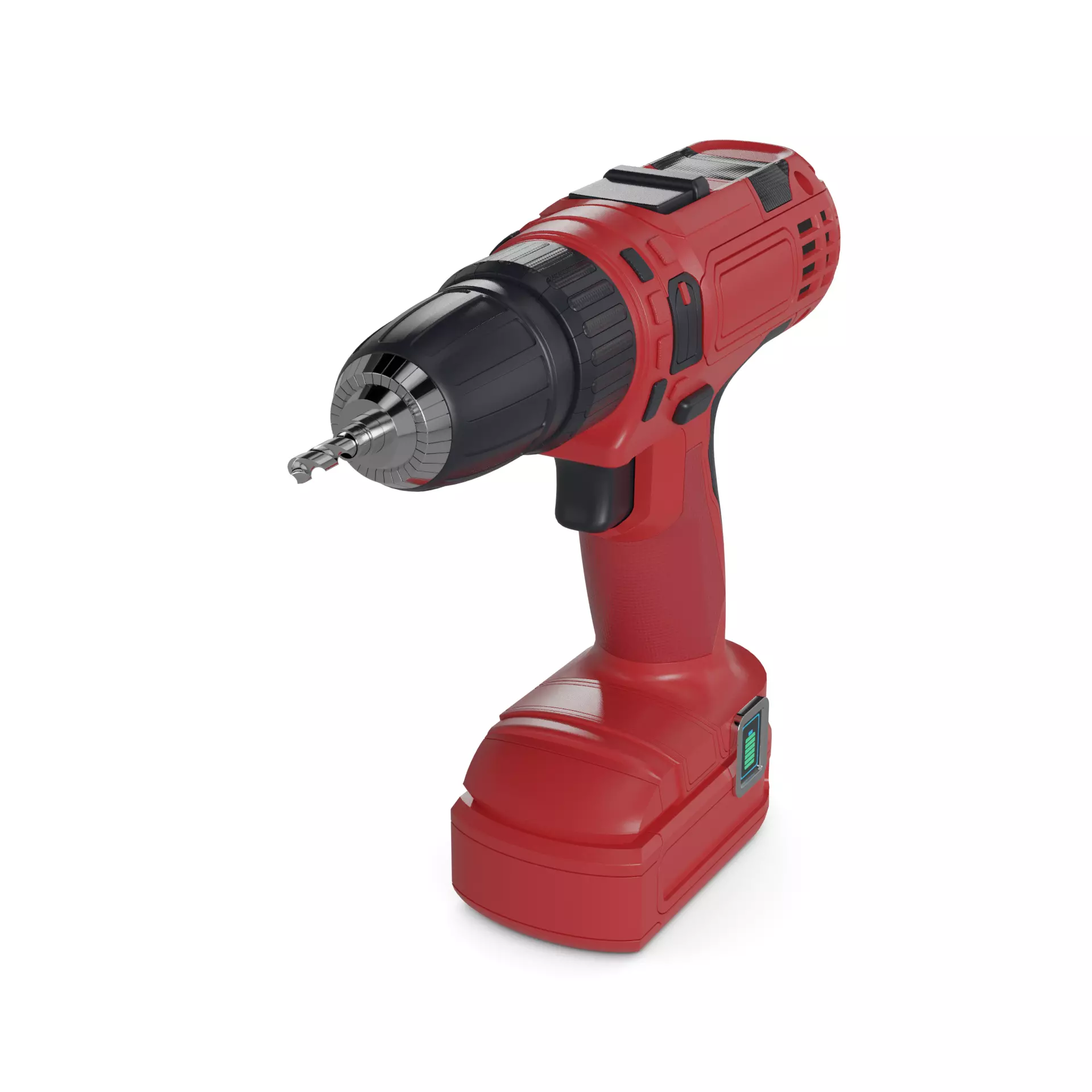 Cordless Drill 3D model_0