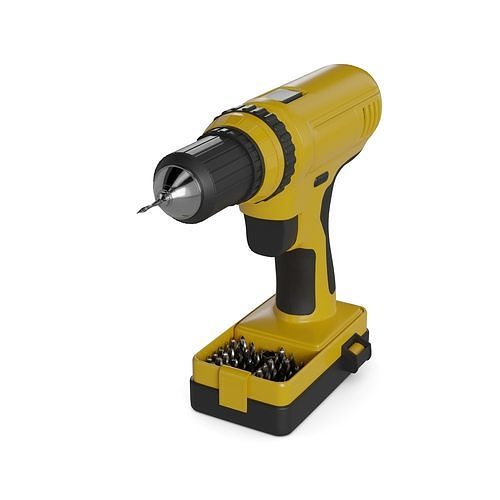 Cordless Drill 3D model