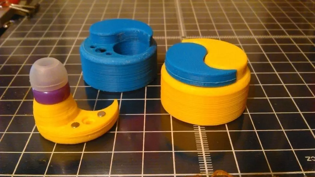 Separate wireless stereo headphones akinora in-yan Free 3D print model