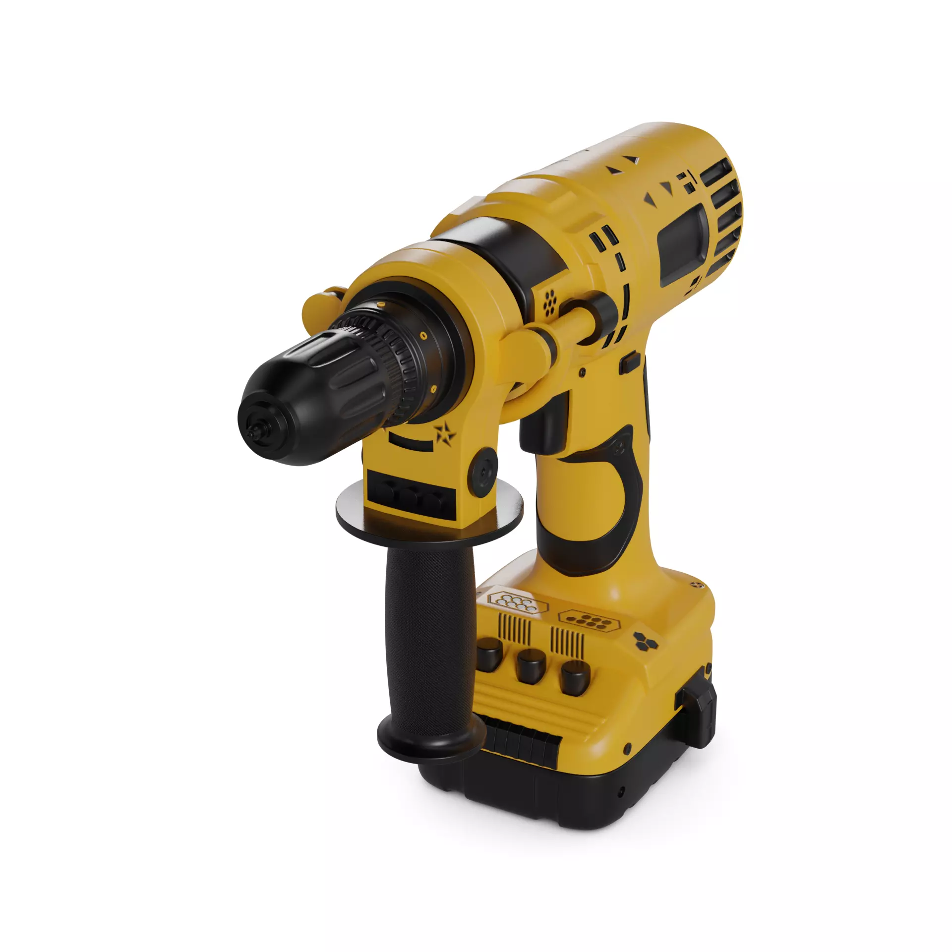 Rotary Hammer Drills 3D model_0