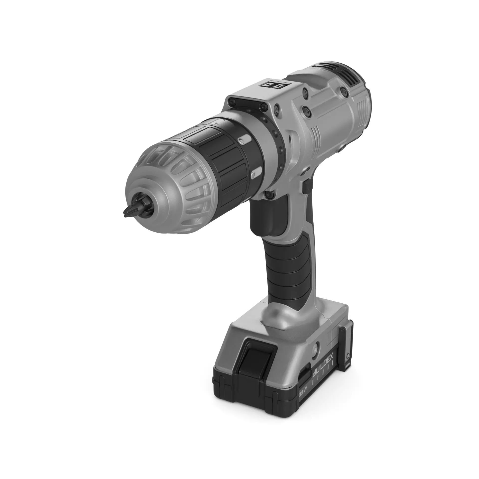 Screw Gun 3D model_0