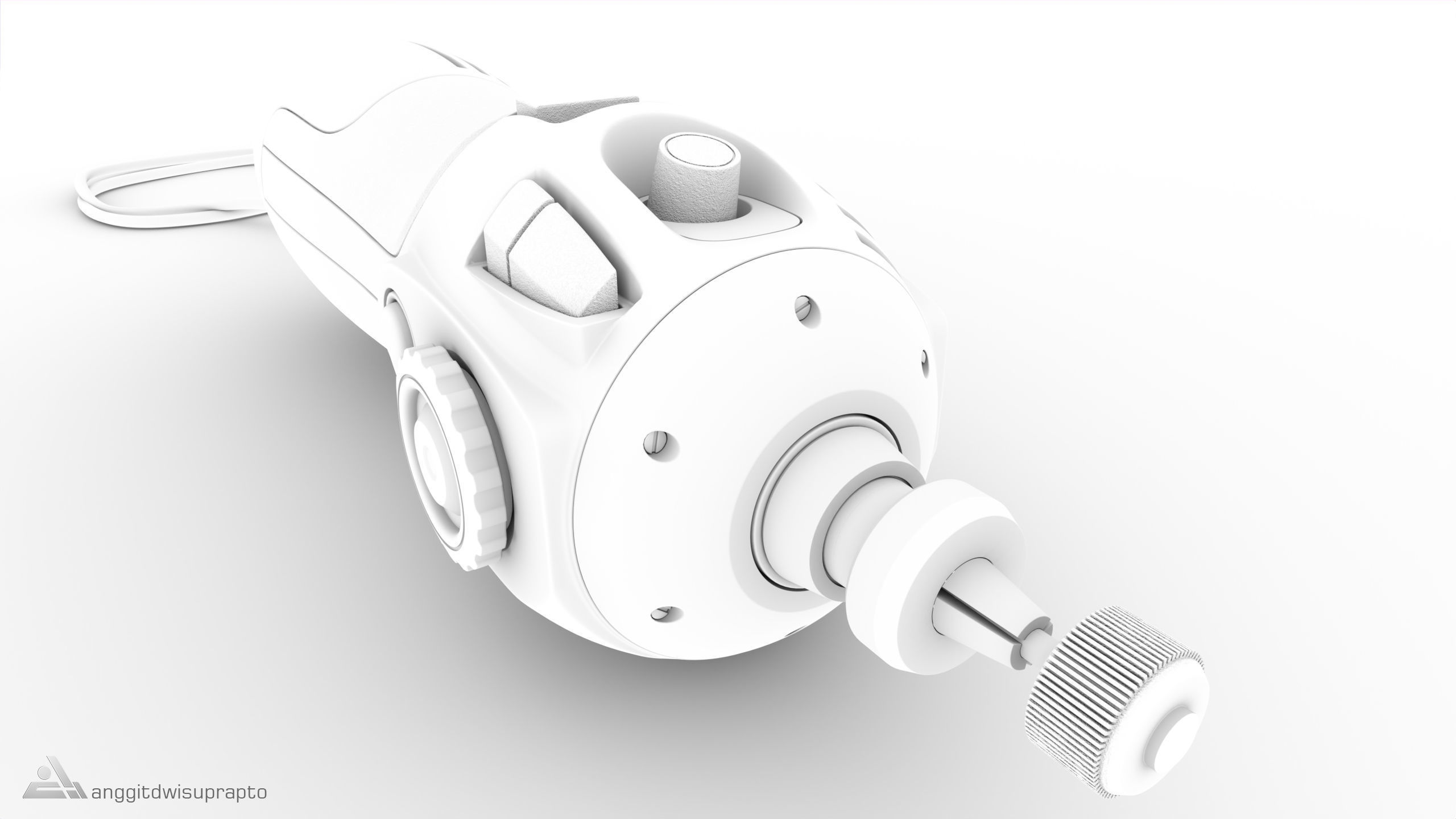 Rotary tool 3D model_13