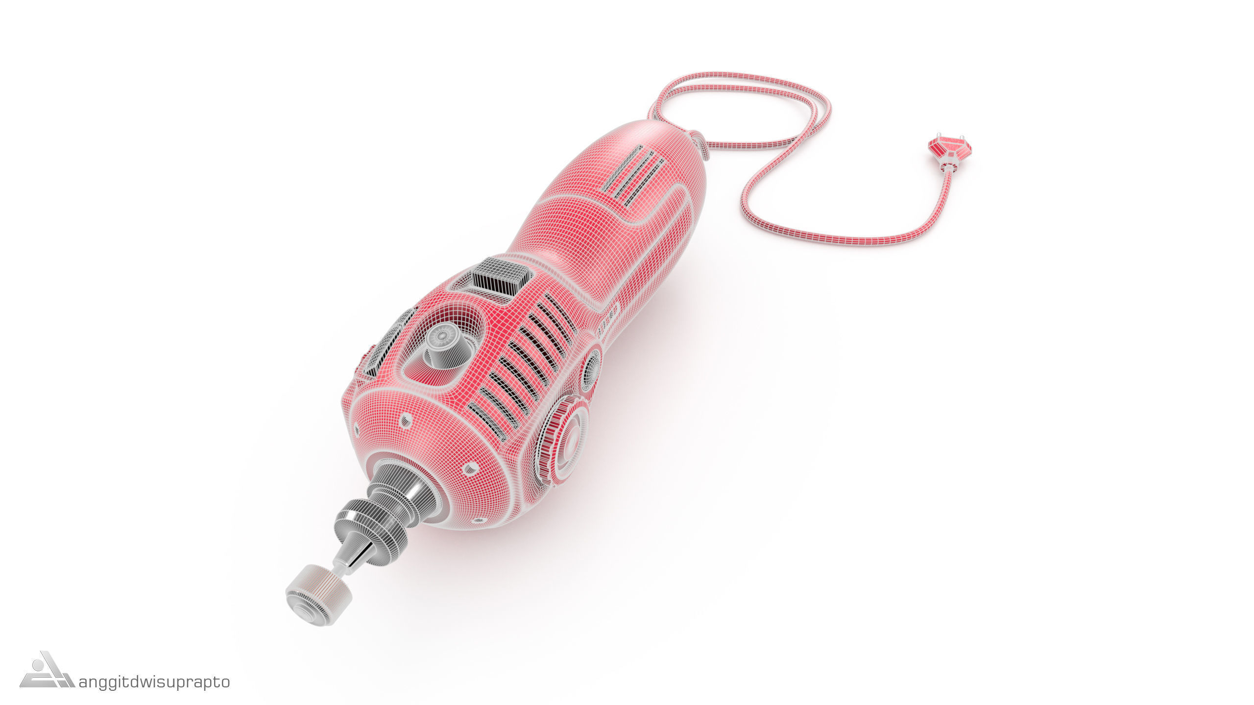 Rotary tool 3D model_15