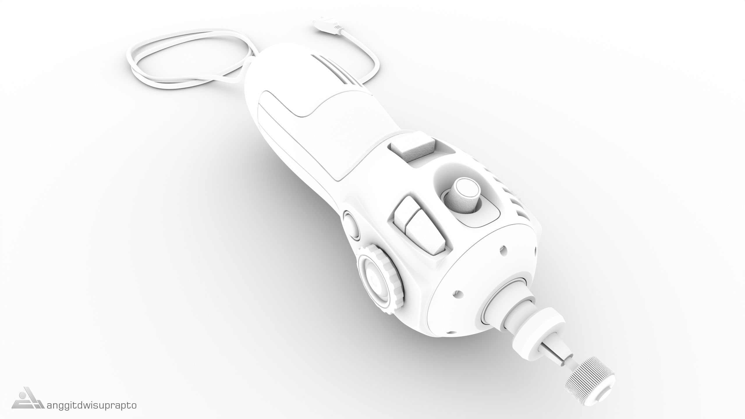 Rotary tool 3D model_14