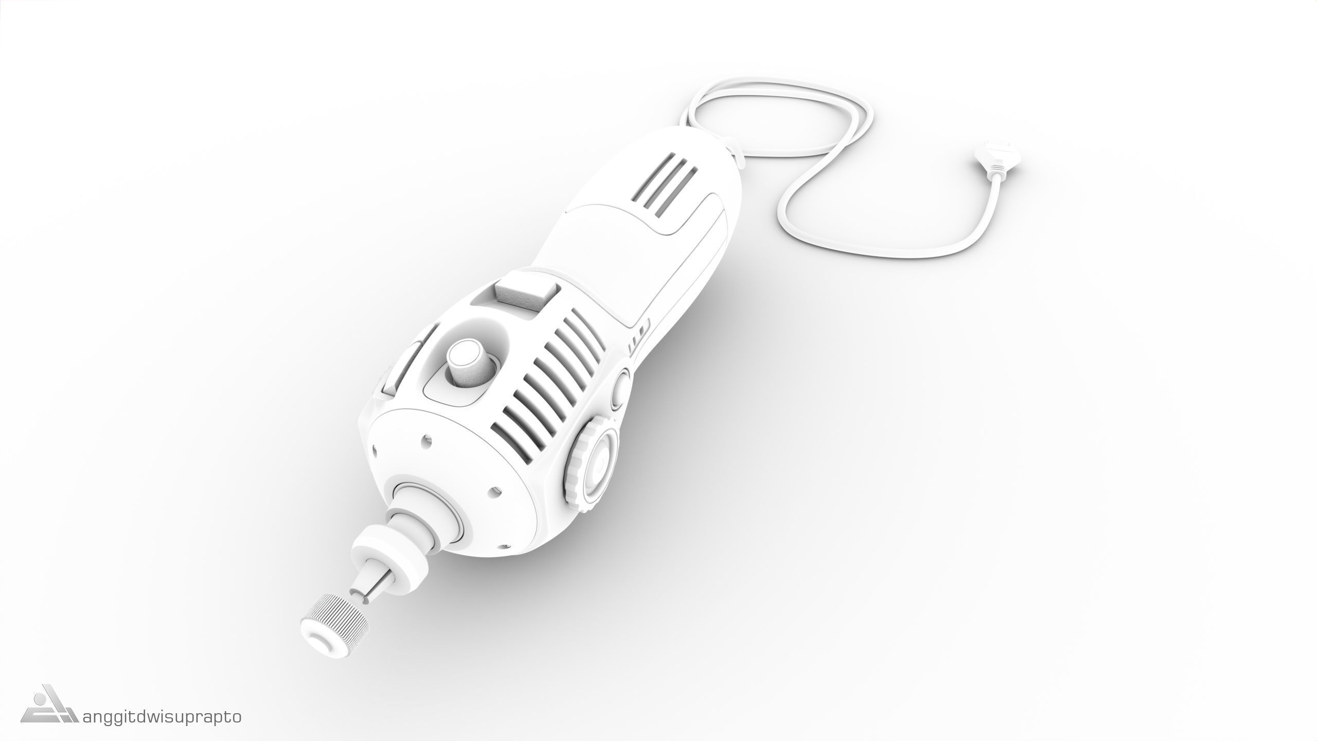 Rotary tool 3D model_16