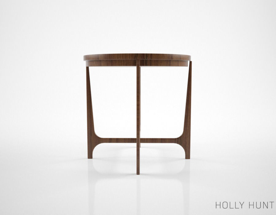 Holly Hunt Portia side table 3D model_2