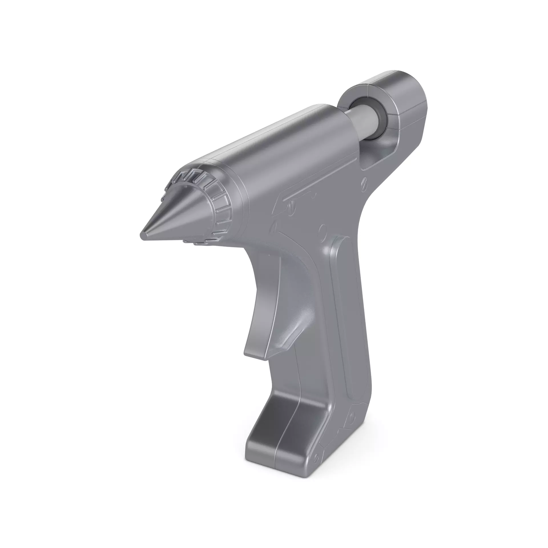 Glue Gun Low-poly 3D model_0
