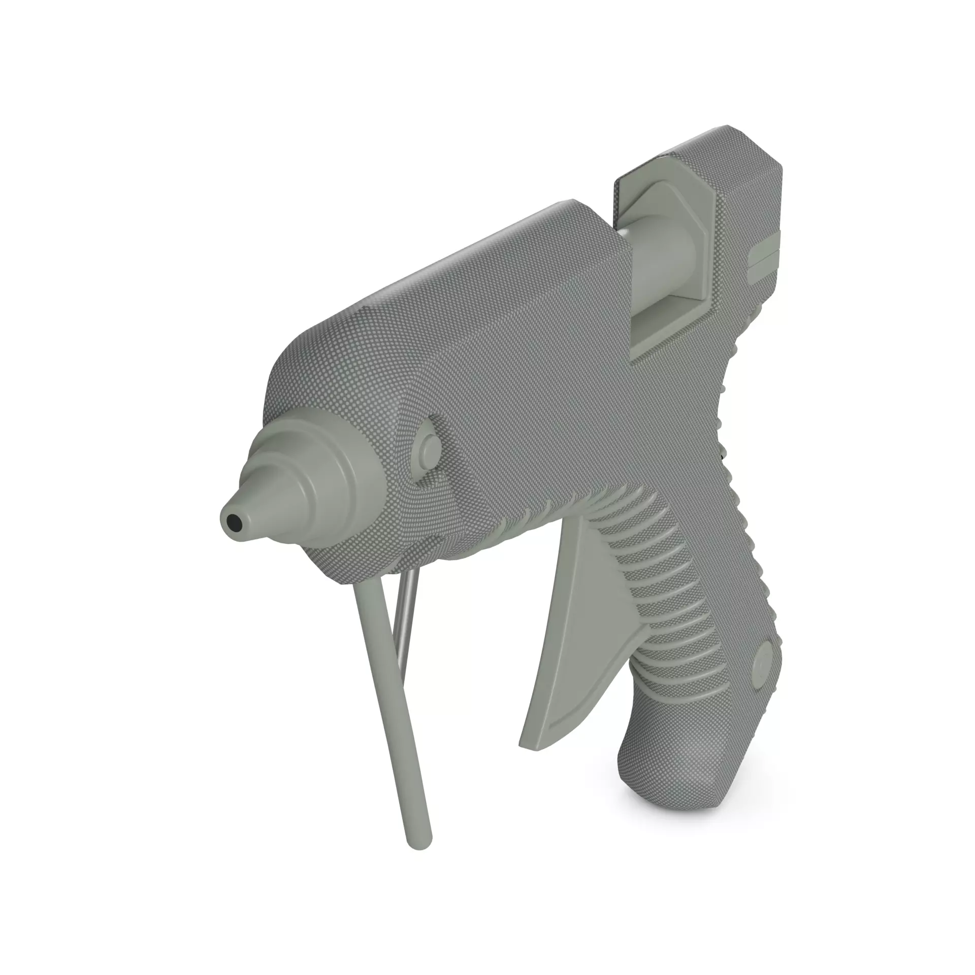 Glue Gun 3D model_0