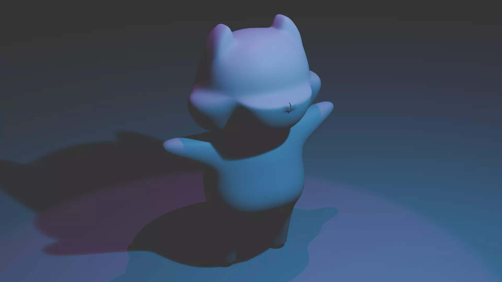 cat like squirrel Free 3D print model