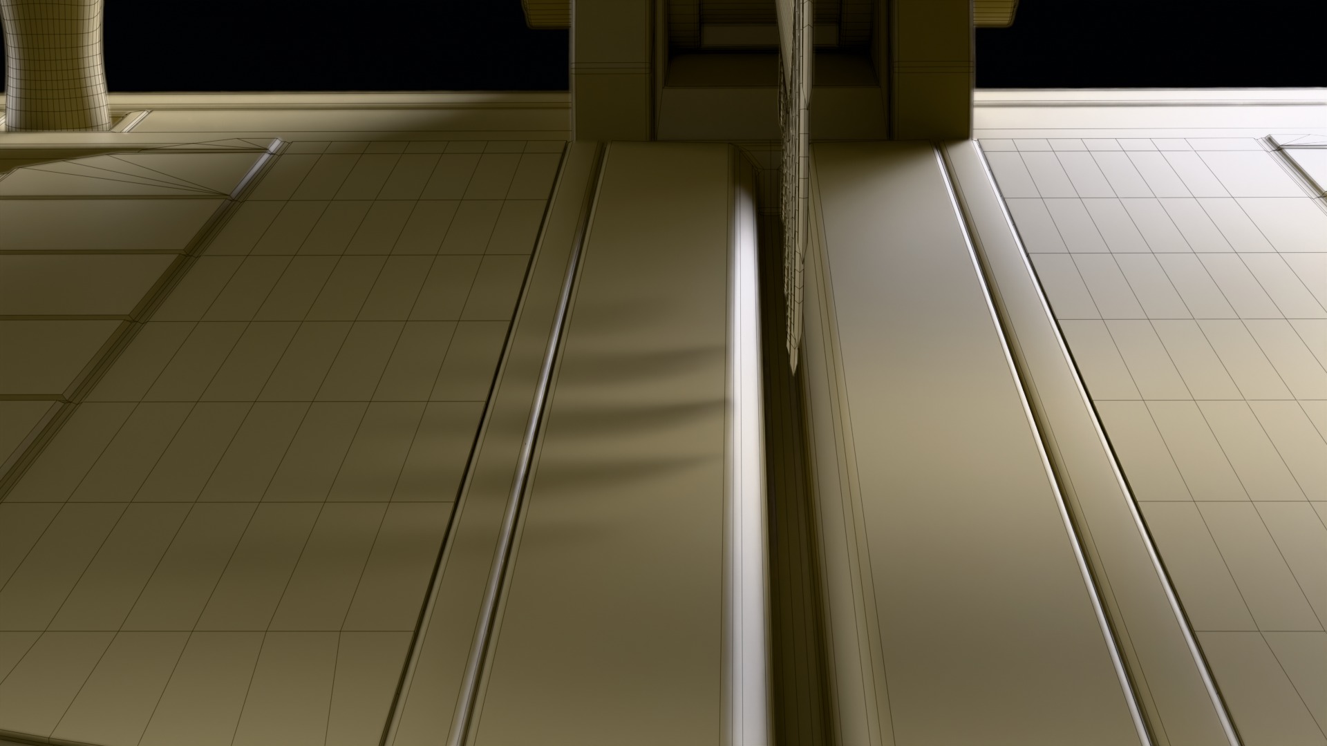 Miter Saw Low-poly 3D model_11