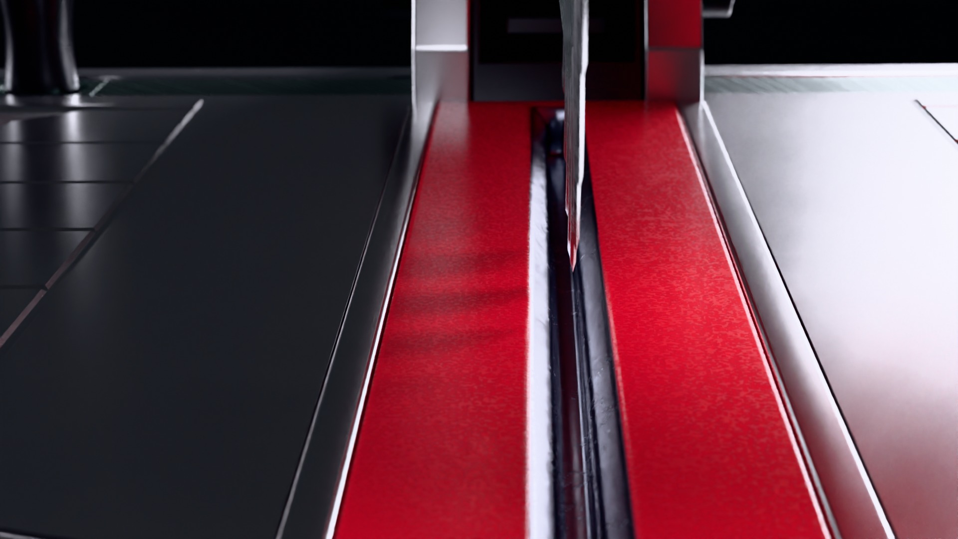 Miter Saw Low-poly 3D model_10