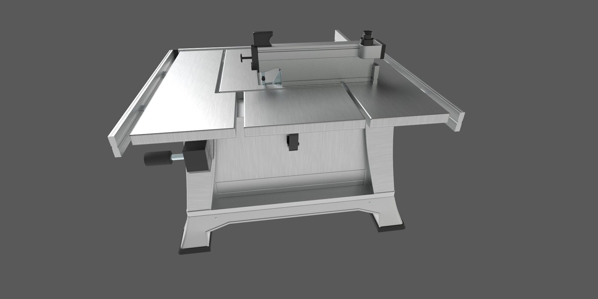 Table Saw 3D model_7